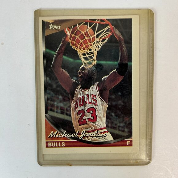 Michael Jordan 1993 Basketball Card Topps 23 Error Card NBA Chicago Bulls #23 - Picture 1 of 4